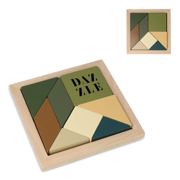 InSideOut FSC Houten Tangram think iq puzzle