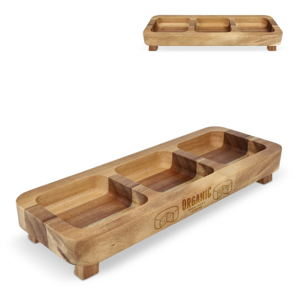 InSideOut Houten snack tafeltje, 35cm