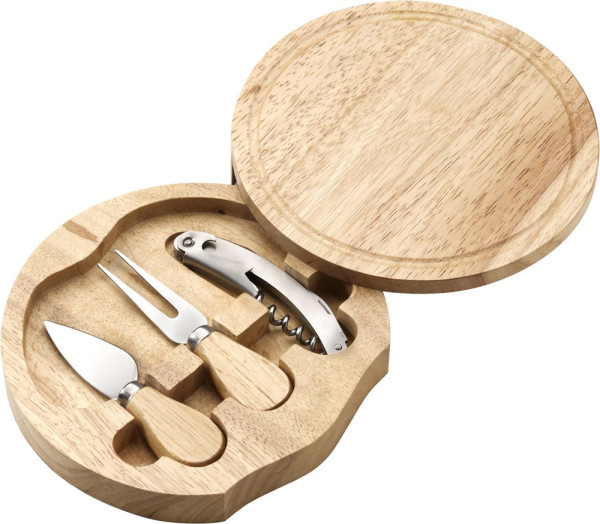 Houten kaasplank set Bellamy
